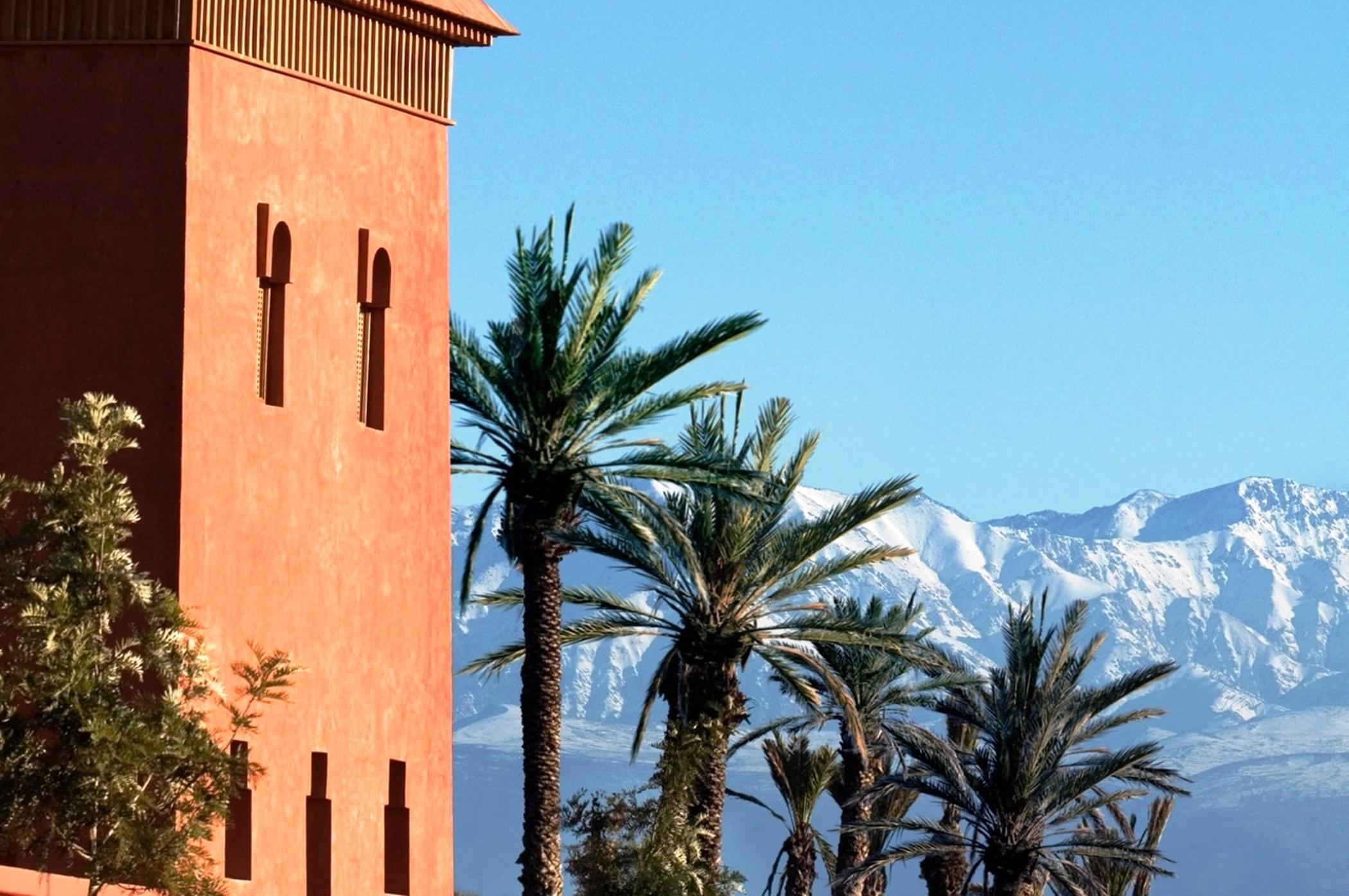 Kenzi Menara Palace & Resort Марракеш Экстерьер фото Atlas Mountains